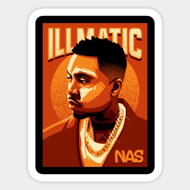 Illmatic Sticker by Poppyska